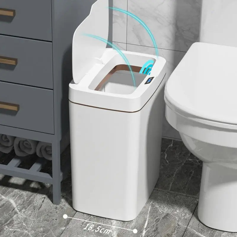 15L/18L Smart Sensor Trash Can โ Automatic, Waterproof Waste Bin for Bathroom & Kitchen