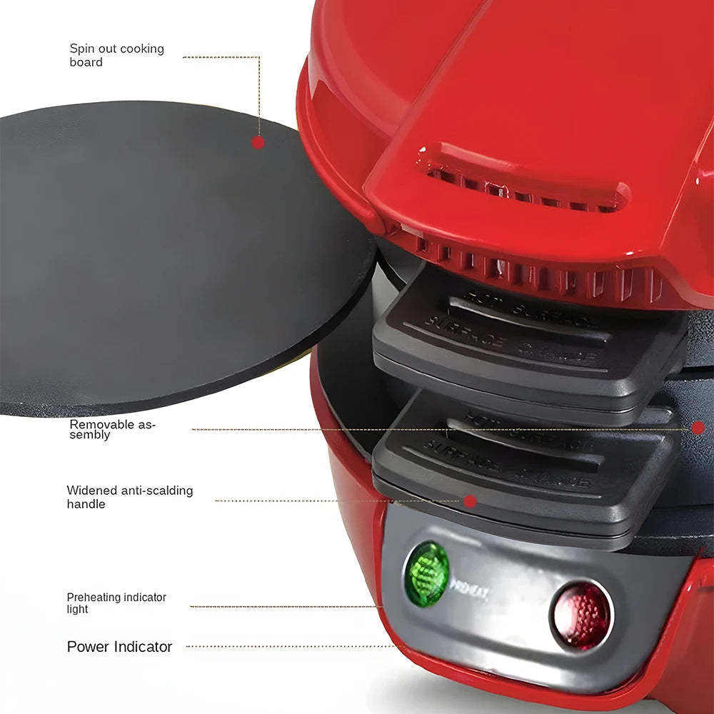 All-in-One Breakfast Maker โ Sandwich, Burger & Egg Cooker with Non-Stick Surface
