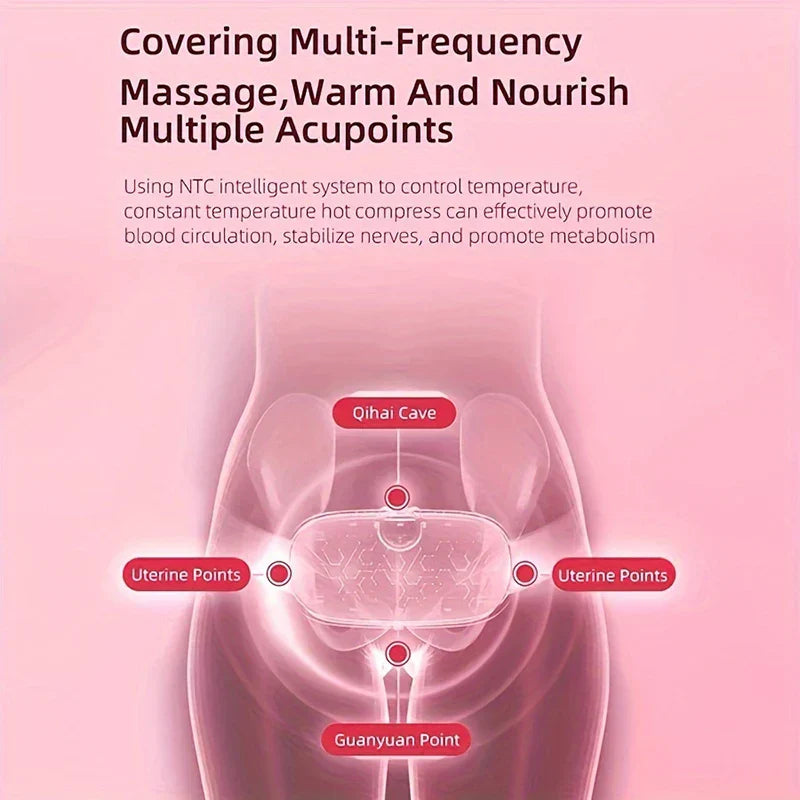 Period Heating Pad for Cramps Massage | وسادة تدفئة لتخفيف التشنجات أثناء الدورة الشهرية