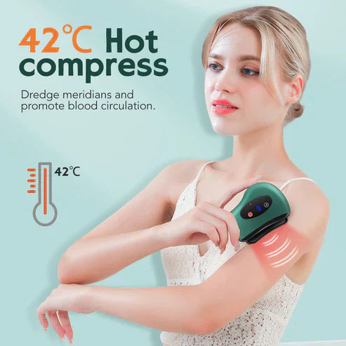 Electric Heated Gua Sha Massager – Bianstone, Vibration, Lymphatic Drainage, Skin Lifting